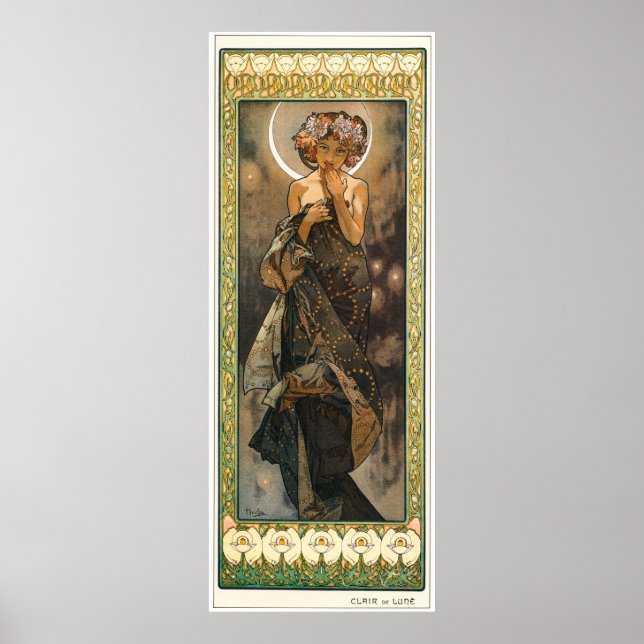 Alphonse Mucha Poster (Vorne)