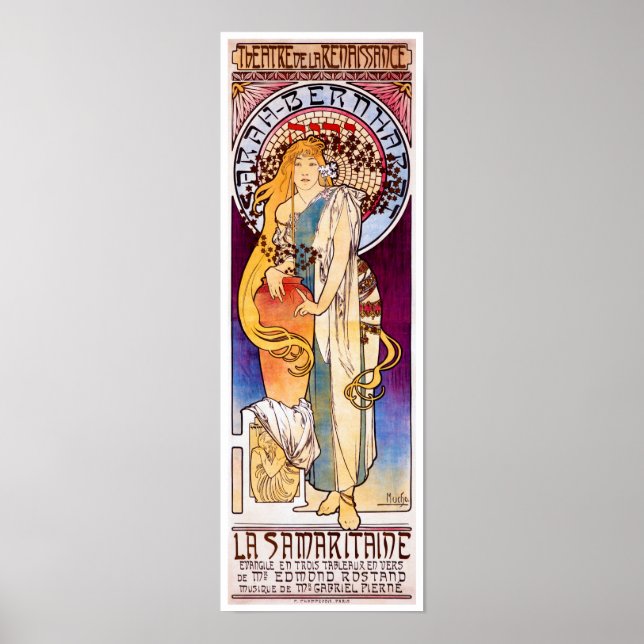 Alphonse Mucha Poster (Vorne)