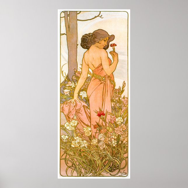 Alphonse Mucha Poster (Vorne)