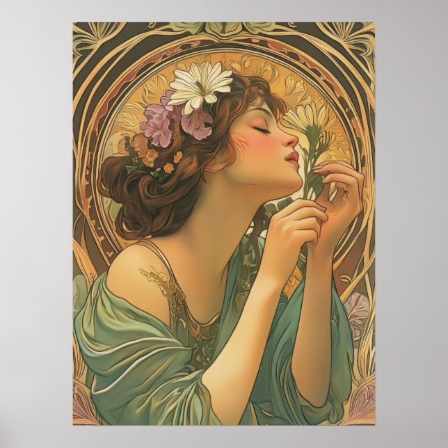 Alphonse Mucha Poster (Vorne)
