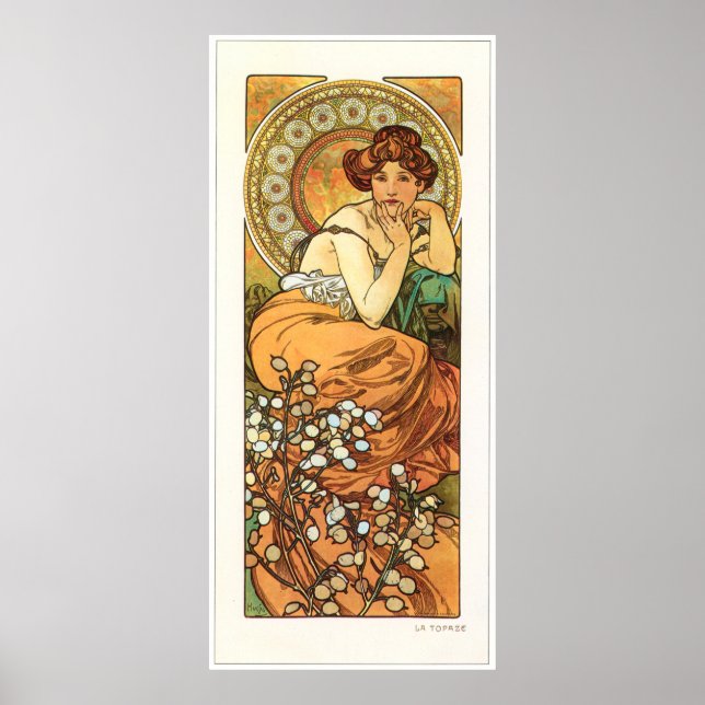 Alphonse Mucha Poster (Vorne)