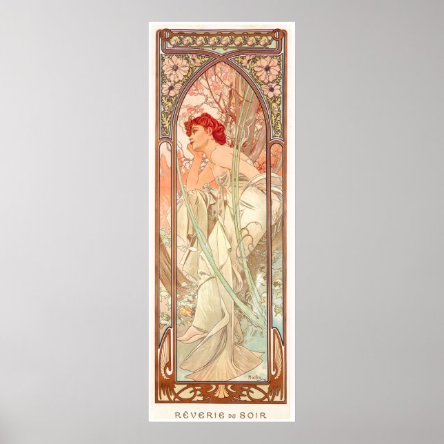 Alphonse Mucha Poster (Vorne)
