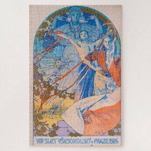 Alphonse Mucha Poster für das Sokol Festival (1926 Puzzle