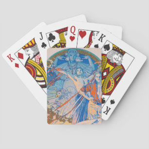 Alphonse Mucha Poster für das Sokol Festival (1926 Spielkarten