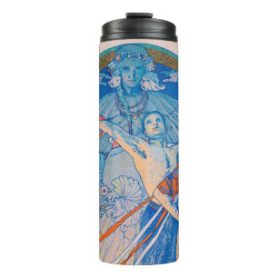 Alphonse Mucha Poster für das Sokol Festival (1926 Thermosbecher