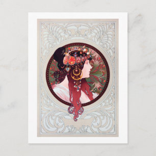 Alphonse Mucha Postkarte