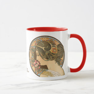 Alphonse Mucha Primrose CC0107 Art Neu Tasse