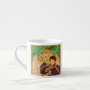 Alphonse Mucha Prince und Dragon Espressotasse