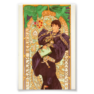 Alphonse Mucha Prince und Dragon Fotodruck