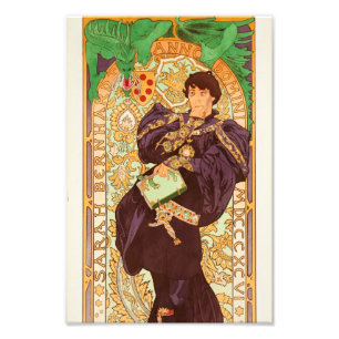 Alphonse Mucha Prince und Dragon Fotodruck