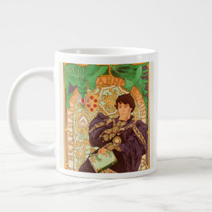 Alphonse Mucha Prince und Dragon Jumbo-Tasse