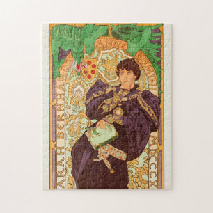 Alphonse Mucha Prince und Dragon Puzzle