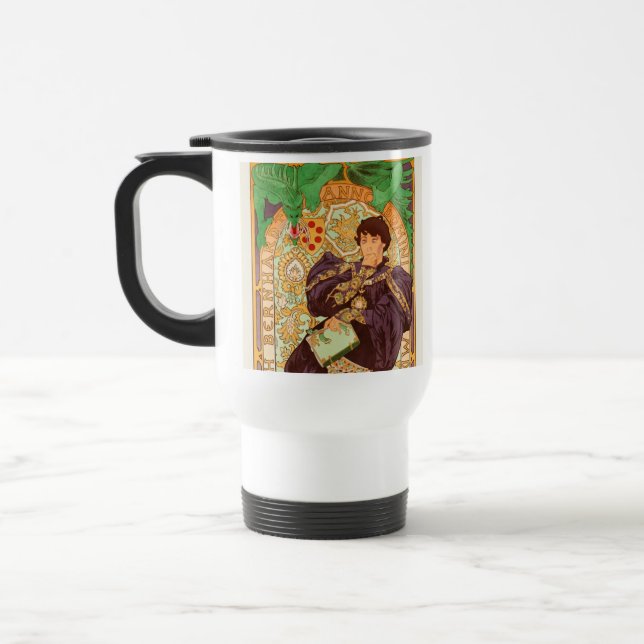 Alphonse Mucha Prince und Dragon Reisebecher (Links)