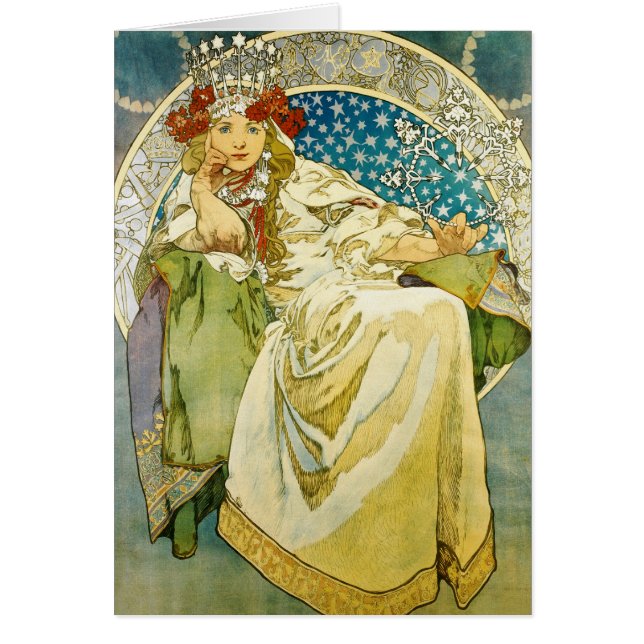 Alphonse Mucha Princess Hyacinth Art Nouveau (Vorne)