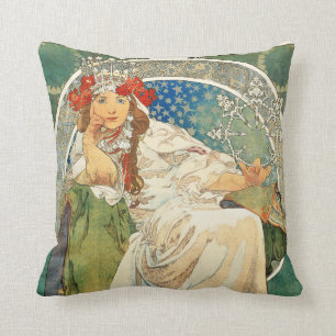 Alphonse Mucha Princess Hyacinth Kissen