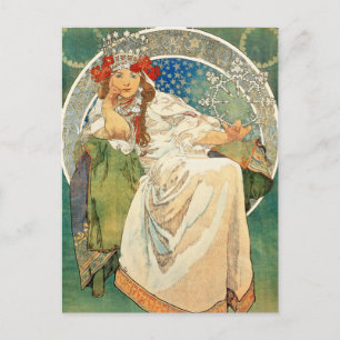 Alphonse Mucha Princess Hyacinth Postkarte