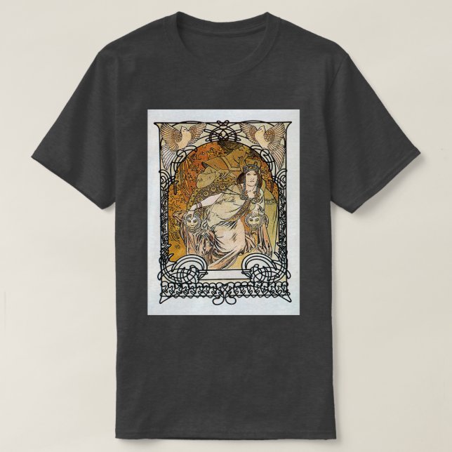 Alphonse Mucha Princesse de Tripoli T-Shirt (Design vorne)