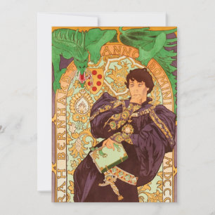 Alphonse Mucha Prinz und Drache Ankündigung