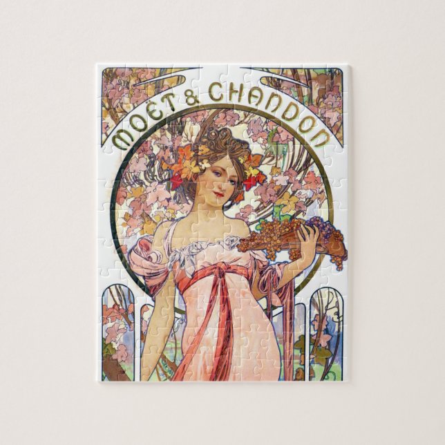 Alphonse Mucha Puzzle (Vertikal)