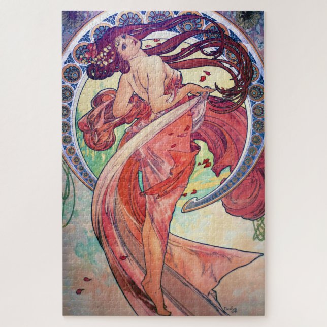 Alphonse Mucha Puzzle (Vertikal)