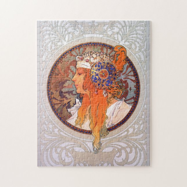 Alphonse Mucha Puzzle (Vertikal)