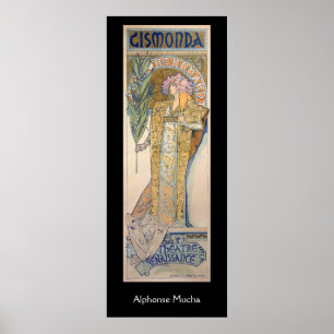 Alphonse Mucha - Sarah Bernhard Painting Poster