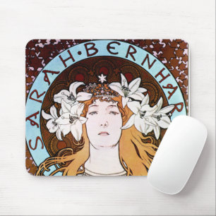 Alphonse Mucha - Sarah Bernhardt Mousepad