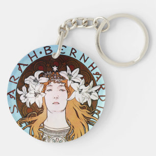 Alphonse Mucha - Sarah Bernhardt Schlüsselanhänger