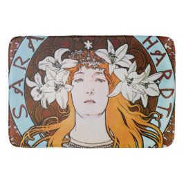 Alphonse Mucha Sarah Bernhardt Vintag Art Nouveau Badematte