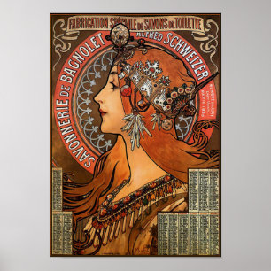 Alphonse Mucha - Savonnerie de Bagnolet Poster