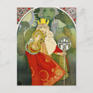 Alphonse Mucha Sokol-Festival-Postkarte Postkarte