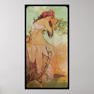 Alphonse Mucha Sommer Poster