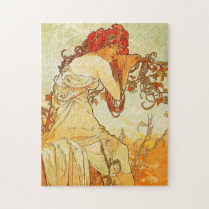 Alphonse Mucha Sommerpuzzle Puzzle