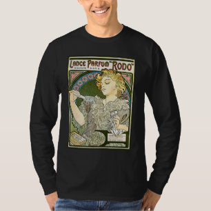 Alphonse Mucha startet Parfüm Rodo, Nouveau Fine T-Shirt