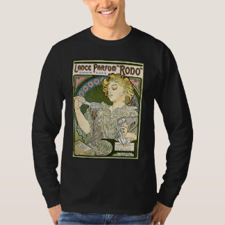 Alphonse Mucha startet Parfüm Rodo, Nouveau Fine T-Shirt