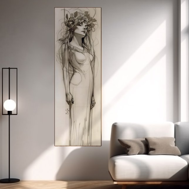 Alphonse Mucha Stift Landschaft Jugendstil Poster (Von Creator hochgeladen)