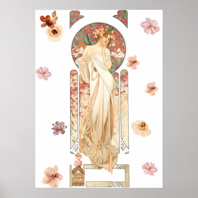 Alphonse Mucha - Sylvanis Essence Lithographie Poster (Vorne)