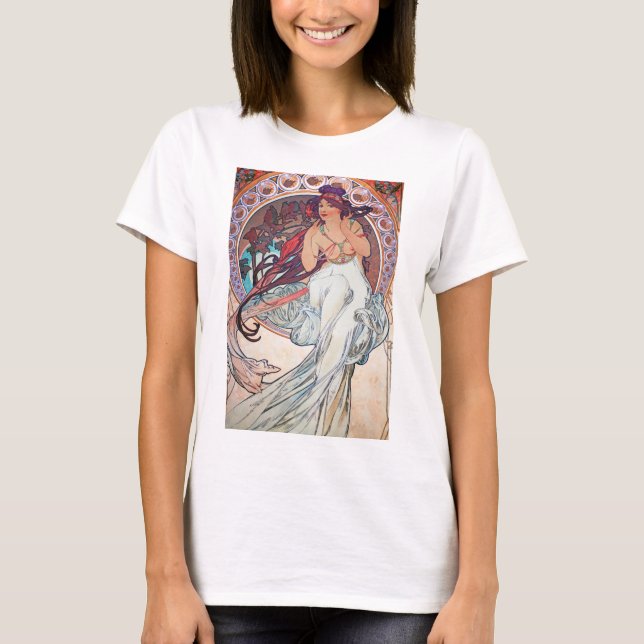 Alphonse Mucha T-Shirt (Vorderseite)