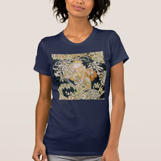 “Alphonse Mucha” T-Shirt (Vorderseite)