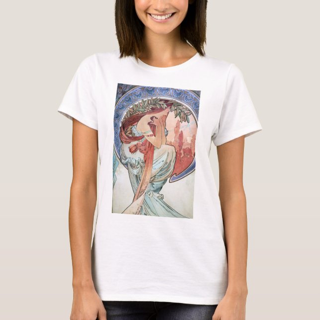 Alphonse Mucha T-Shirt (Vorderseite)