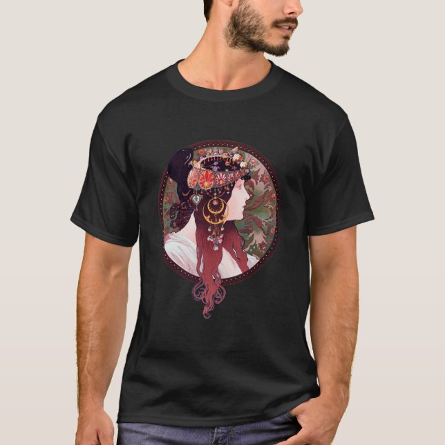 Alphonse Mucha T-Shirt (Vorderseite)