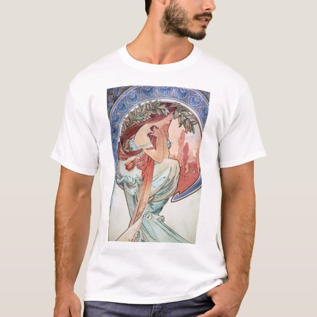Alphonse Mucha T-Shirt (Vorderseite)