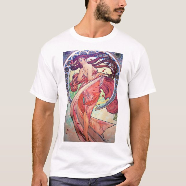 Alphonse Mucha T-Shirt (Vorderseite)