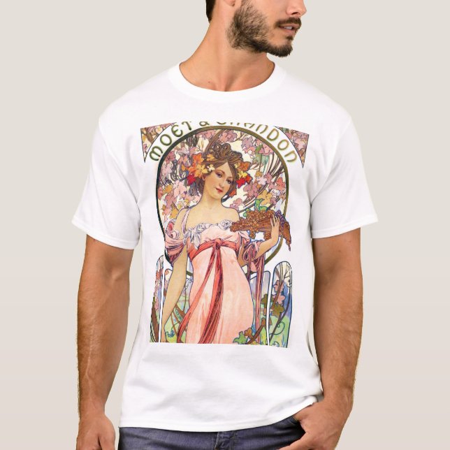 Alphonse Mucha T-Shirt (Vorderseite)