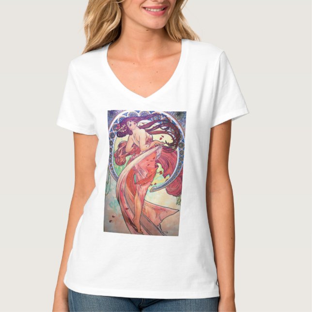 Alphonse Mucha T-Shirt (Vorderseite)
