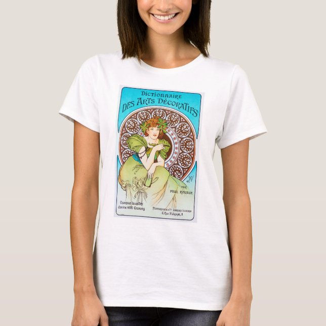 Alphonse Mucha T-Shirt (Vorderseite)
