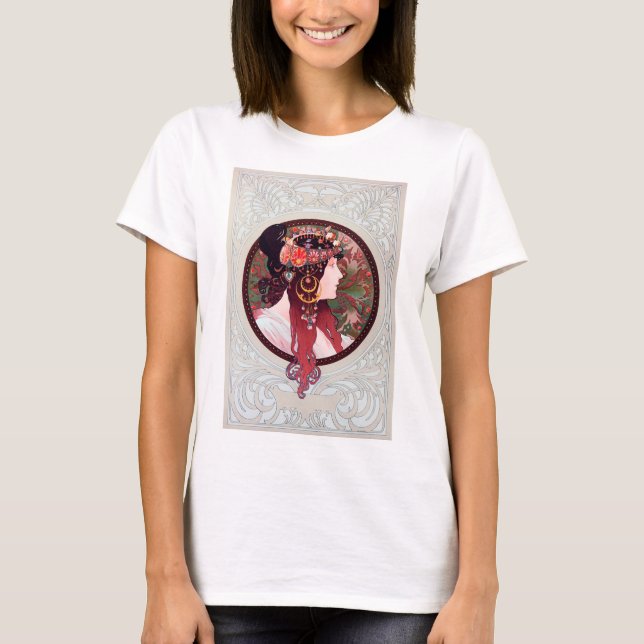 Alphonse Mucha T-Shirt (Vorderseite)