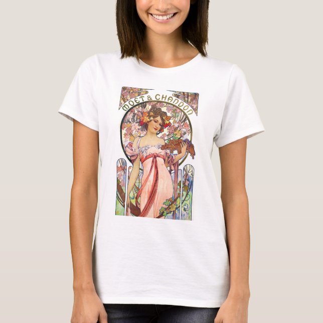 Alphonse Mucha T-Shirt (Vorderseite)