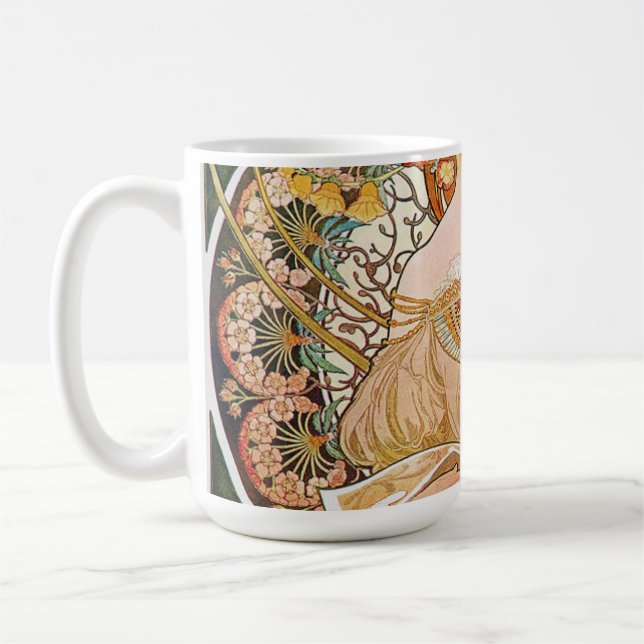 Alphonse Mucha - Tagtraum Kaffeetasse (Links)