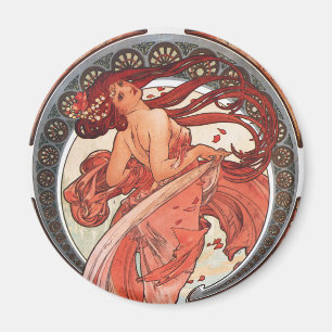 Alphonse Mucha Tanz 1898 Jugendstil Vintag Magnet